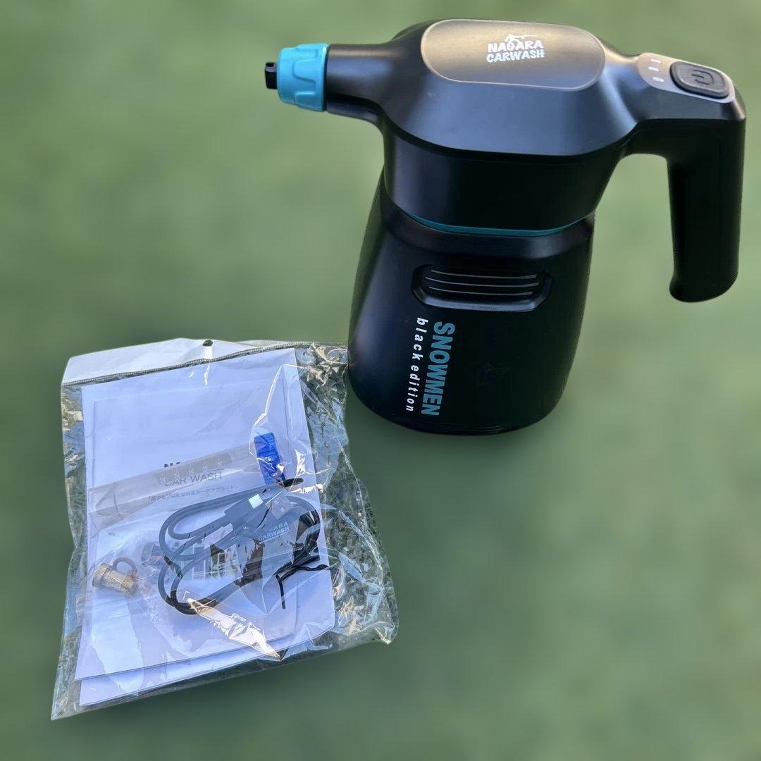 ながら洗車　スノーメンブラック