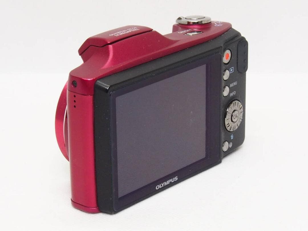 OLYMPUS SZ-14 レッド 《 24倍ズーム 手振れ補正 CCDセンサー