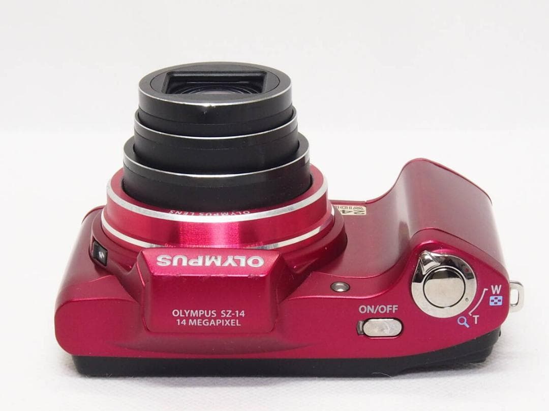 OLYMPUS SZ-14 レッド 《 24倍ズーム 手振れ補正 CCDセンサー