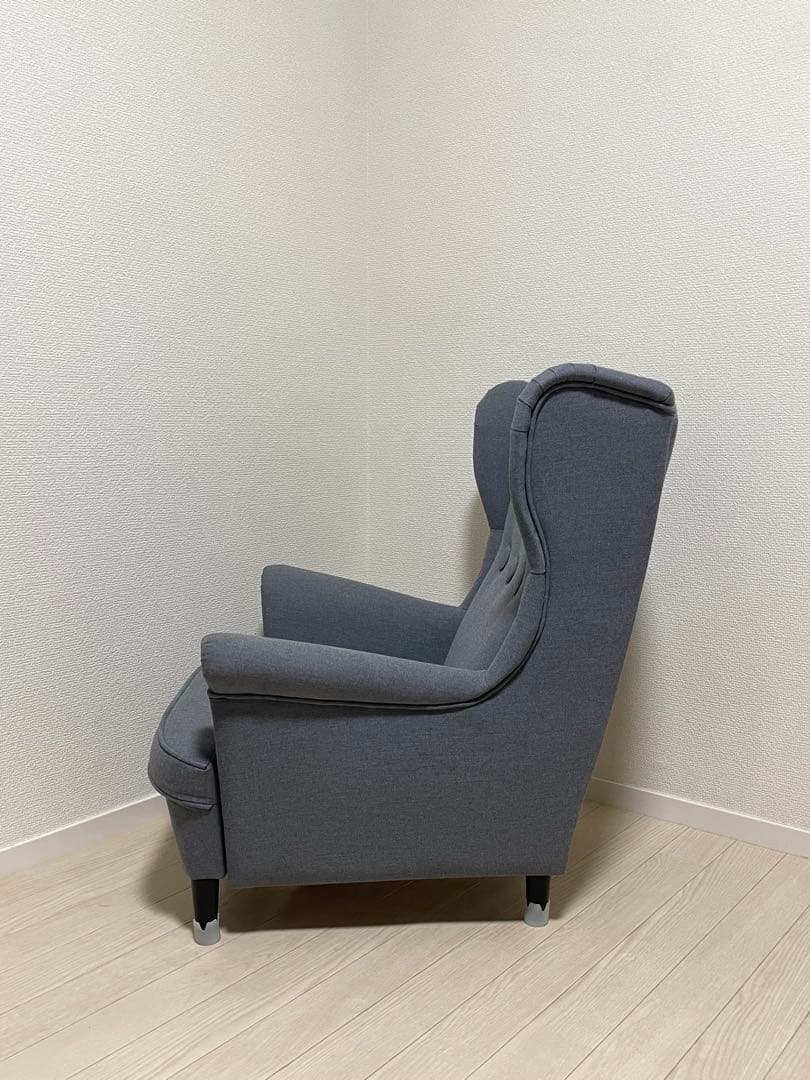 IKEA ストランドモン 子ども用アームチェア、ヴィースレグレー　たのメル便