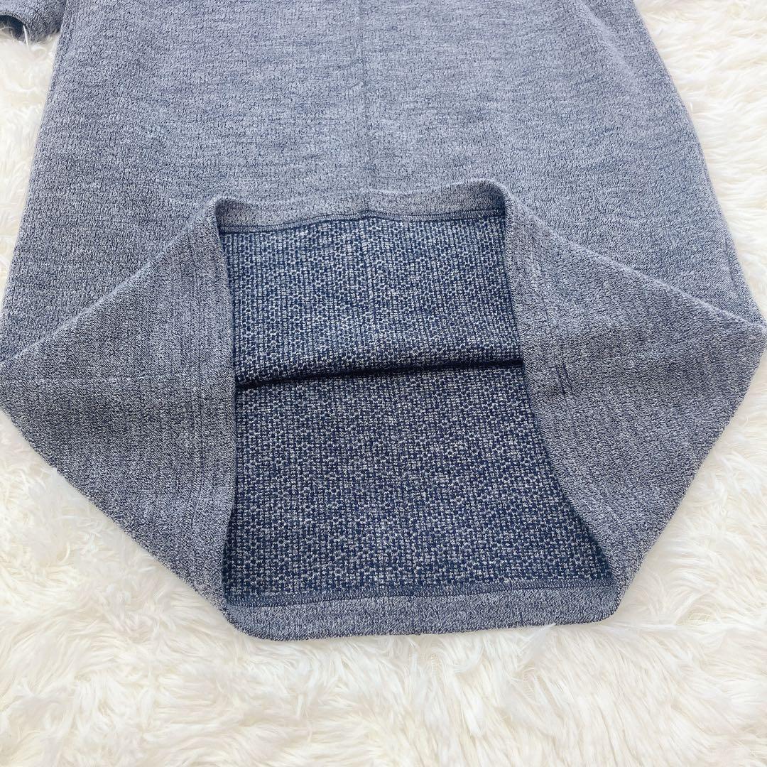 美品 L'EQUIPE レキップ ハイネックウールワンピース グレー