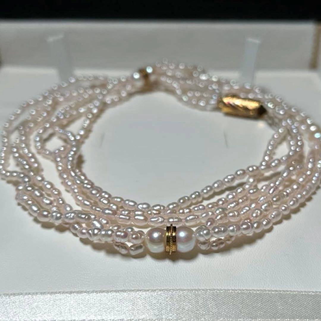 ベビー アコヤトップ パール ネックレス あこや真珠 2.5〜6.0㎜ M646