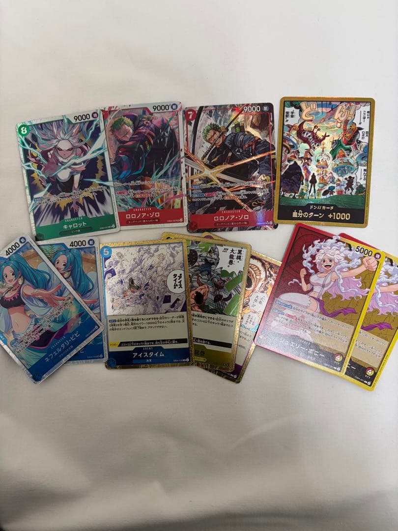 ゾロSR パラレル　ワンピースカードエッグヘッドクライシス　金ドンカードセット