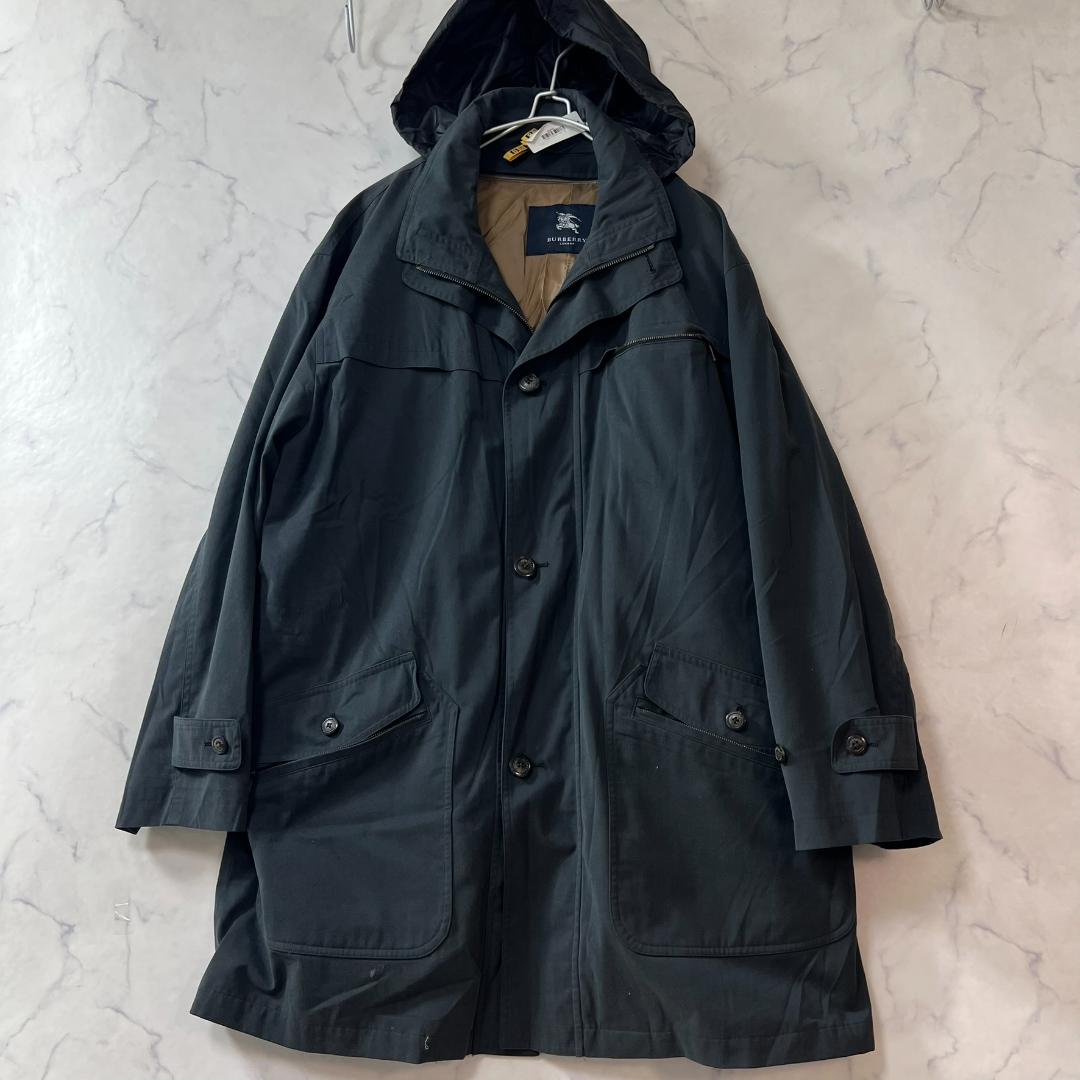 バーバリー XLダウンライナーコート ロング フード 3way B1326