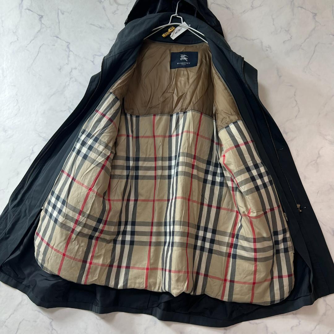 バーバリー XLダウンライナーコート ロング フード 3way B1326