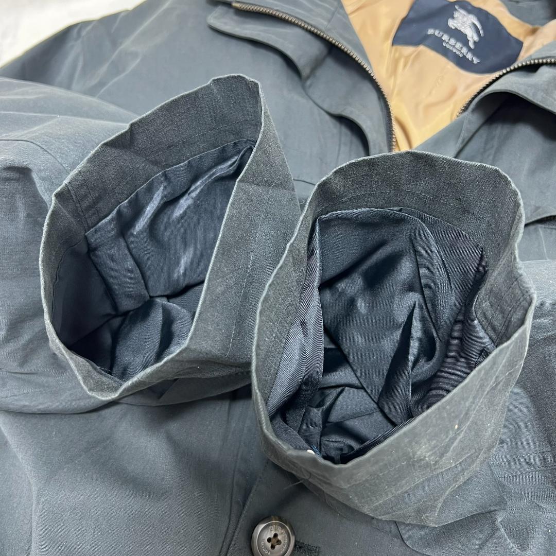 バーバリー XLダウンライナーコート ロング フード 3way B1326