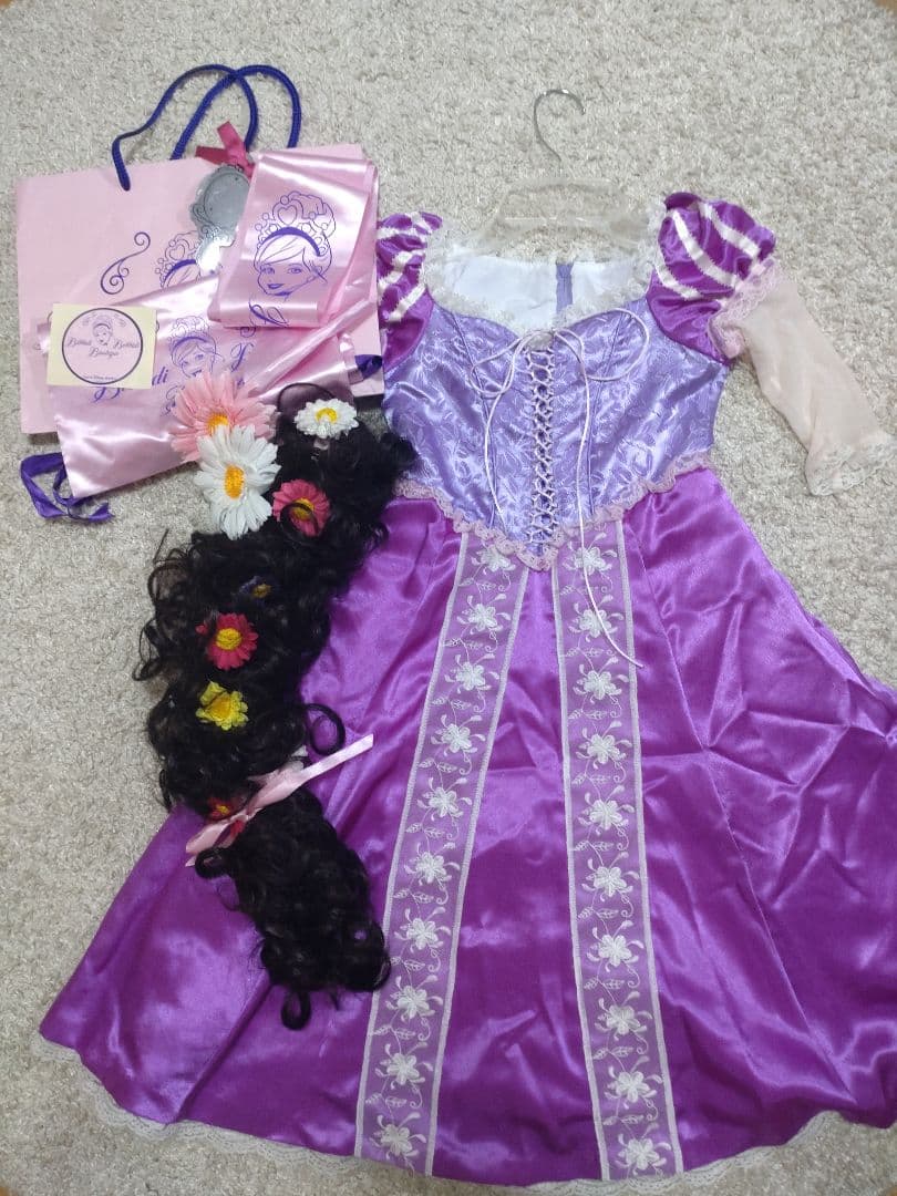 ビビディバビディブティック　ラプンツェルドレスセット 110