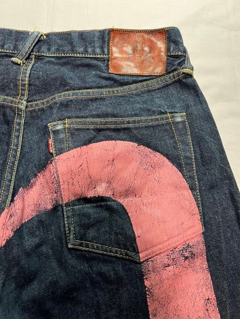 EVISU No.2 2000 34×35 ピンク大黒　ビックカモメ　トラ耳