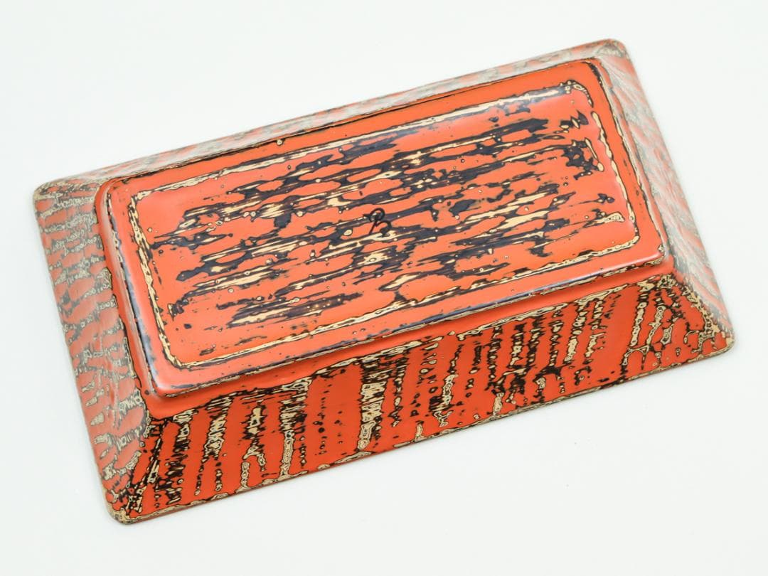 瀬尾昌司 彫漆 器 長鉢 共箱