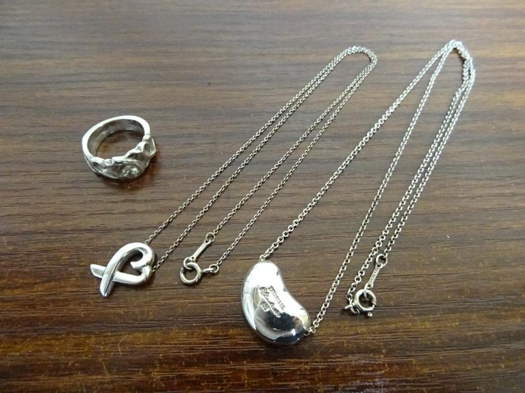 か*ル様 奈007 ティファニー ネックレス リング 3点 まとめ売り 925