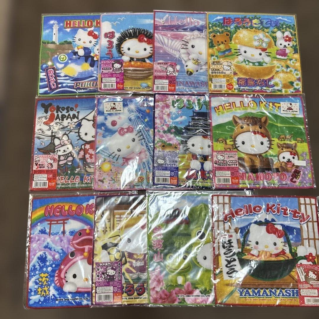 ご当地ハローキティ タオル 12枚セット