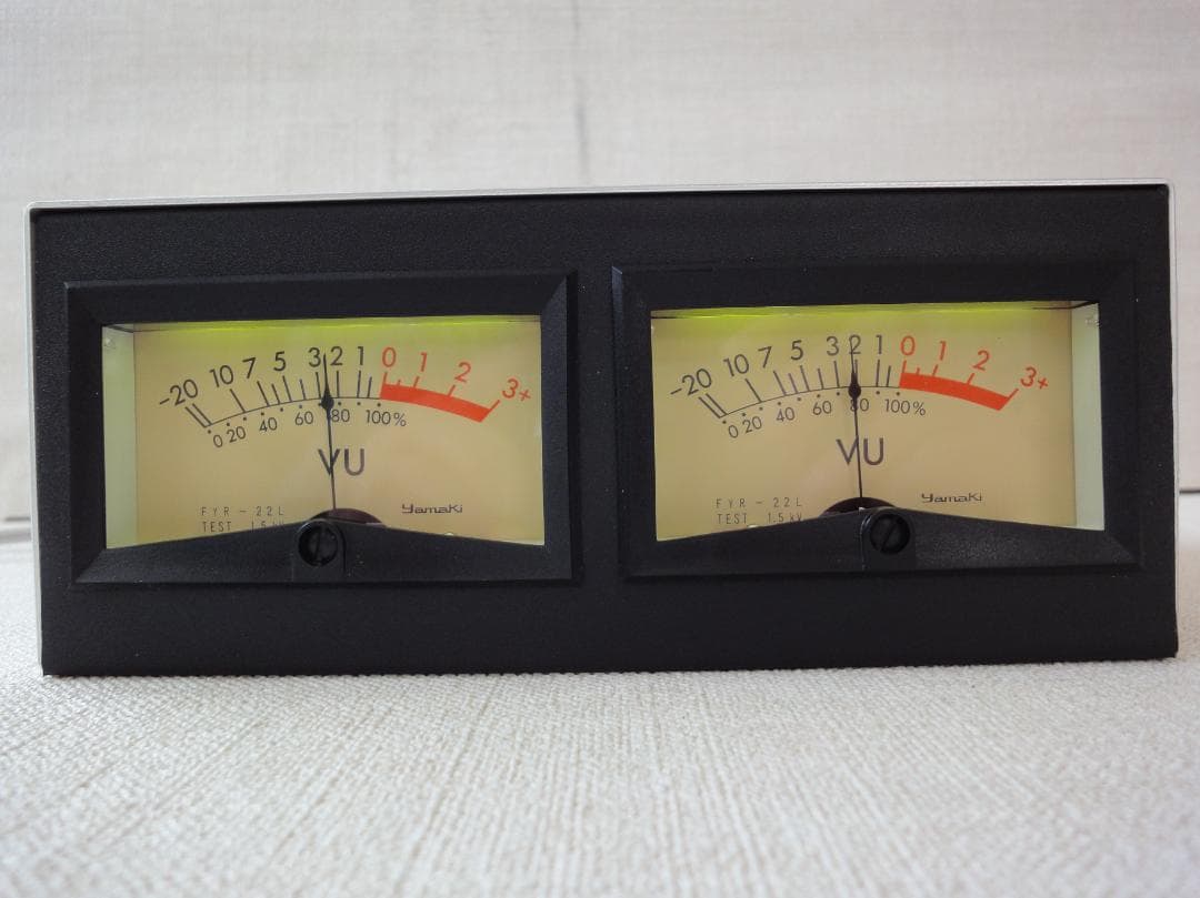自作ステレオVUメーター193号機（ヤマキFYR-22L）