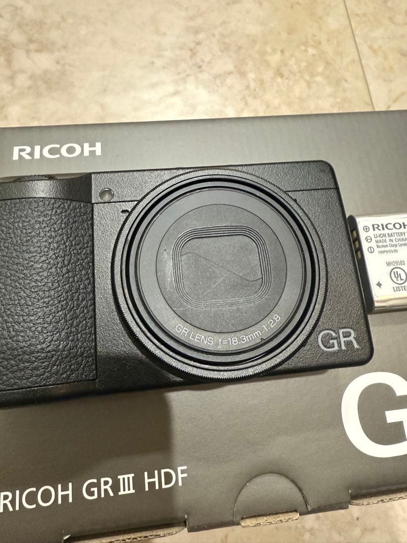 RICOH GRIII HDF gr3 保証書付き 380回