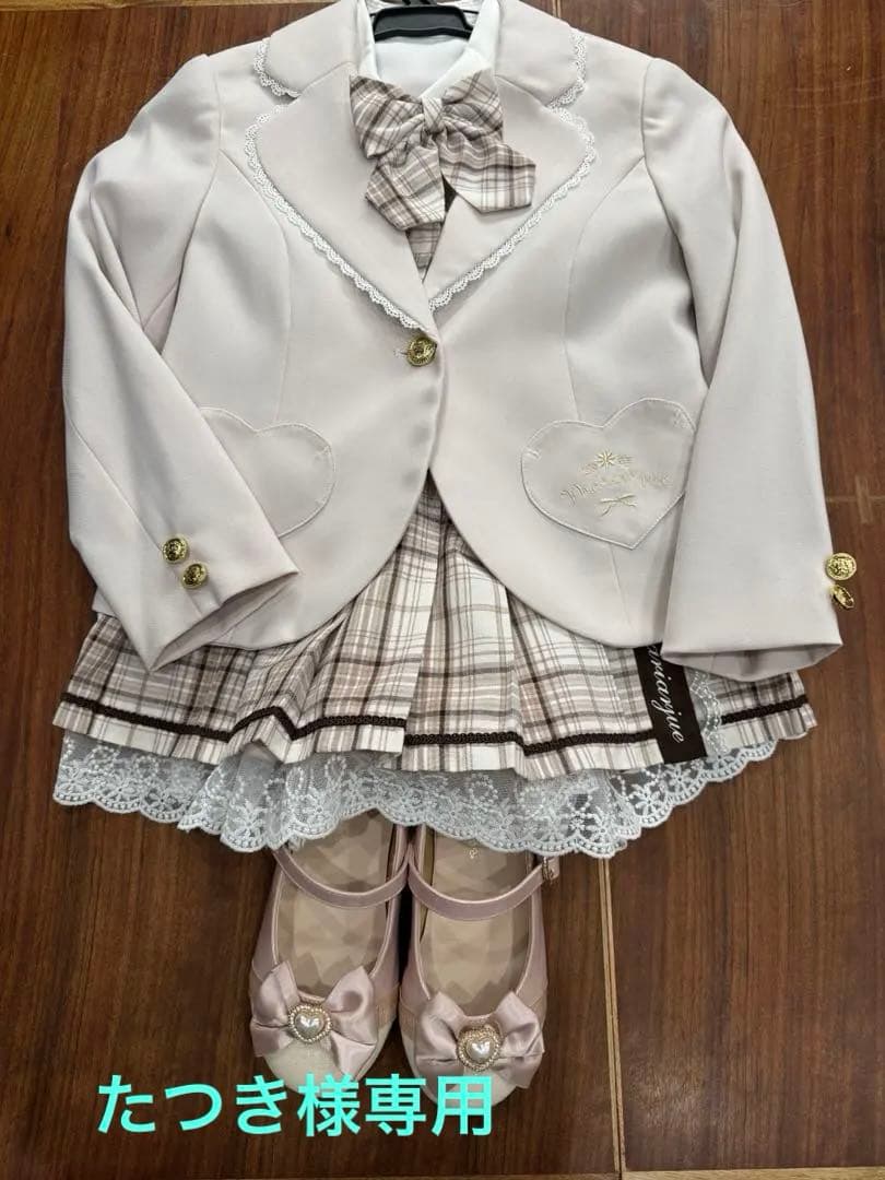 卒園式、入学式フォーマルスーツ5点セット