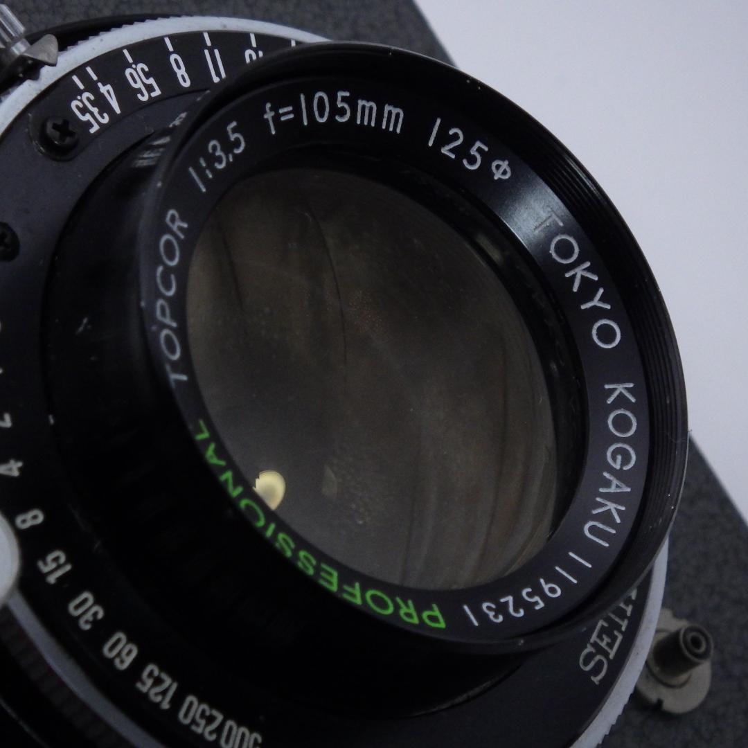 TOPCOR 105mm f/3.5 レンズ 美品中古