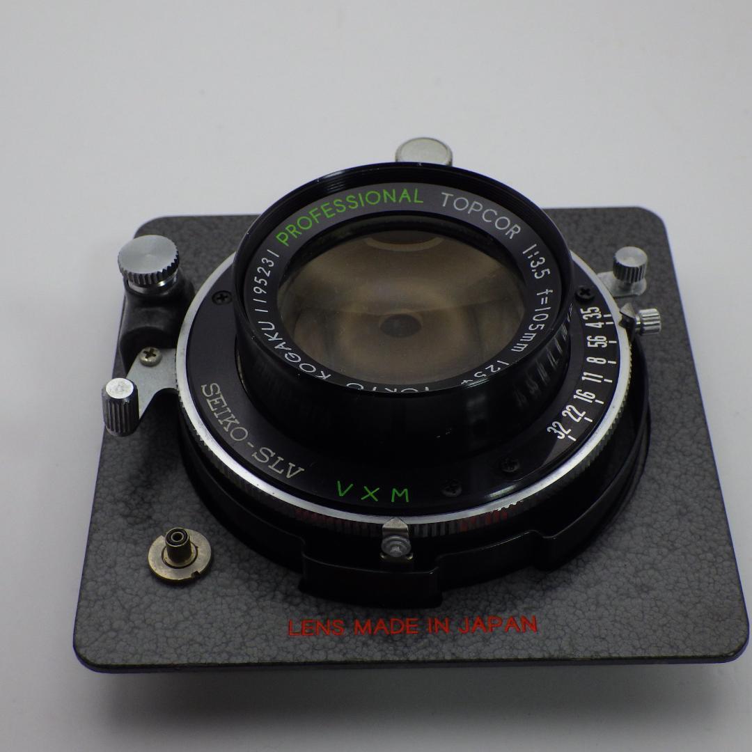 TOPCOR 105mm f/3.5 レンズ 美品中古