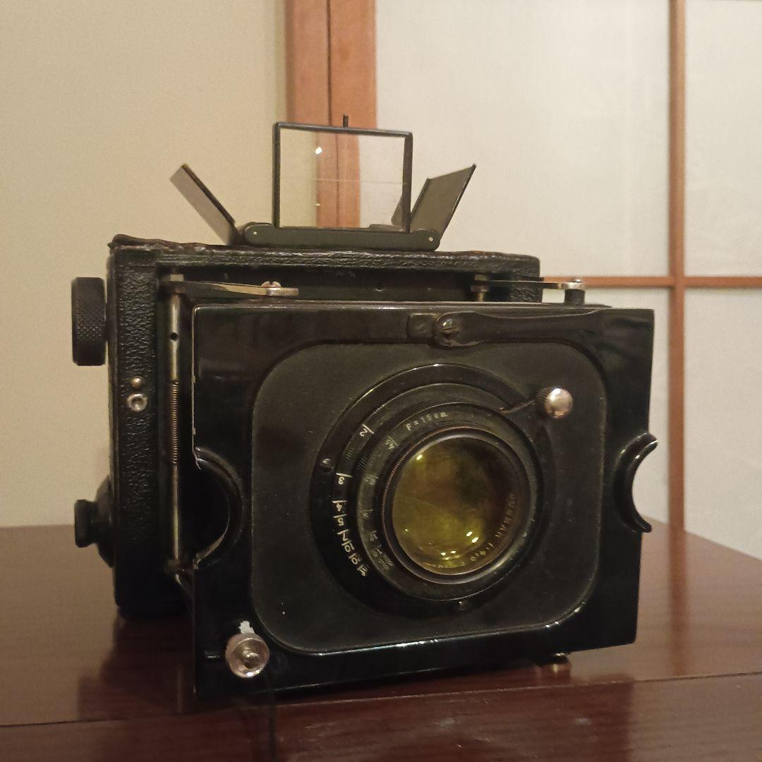 超希少!! 蛇腹カメラ　エルネマンビューカメラ 蛇腹 中判 アンティークカメラ