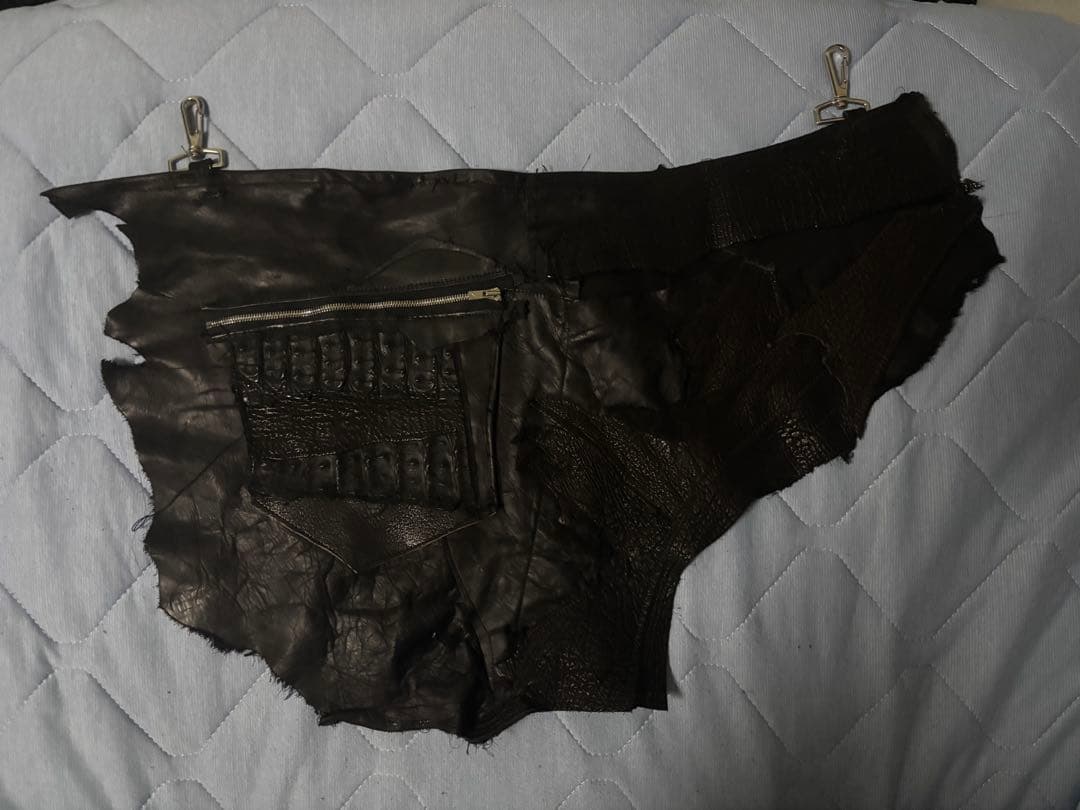 yasuyuki ishii ifsixwasnine レザーパンツハンドメイド