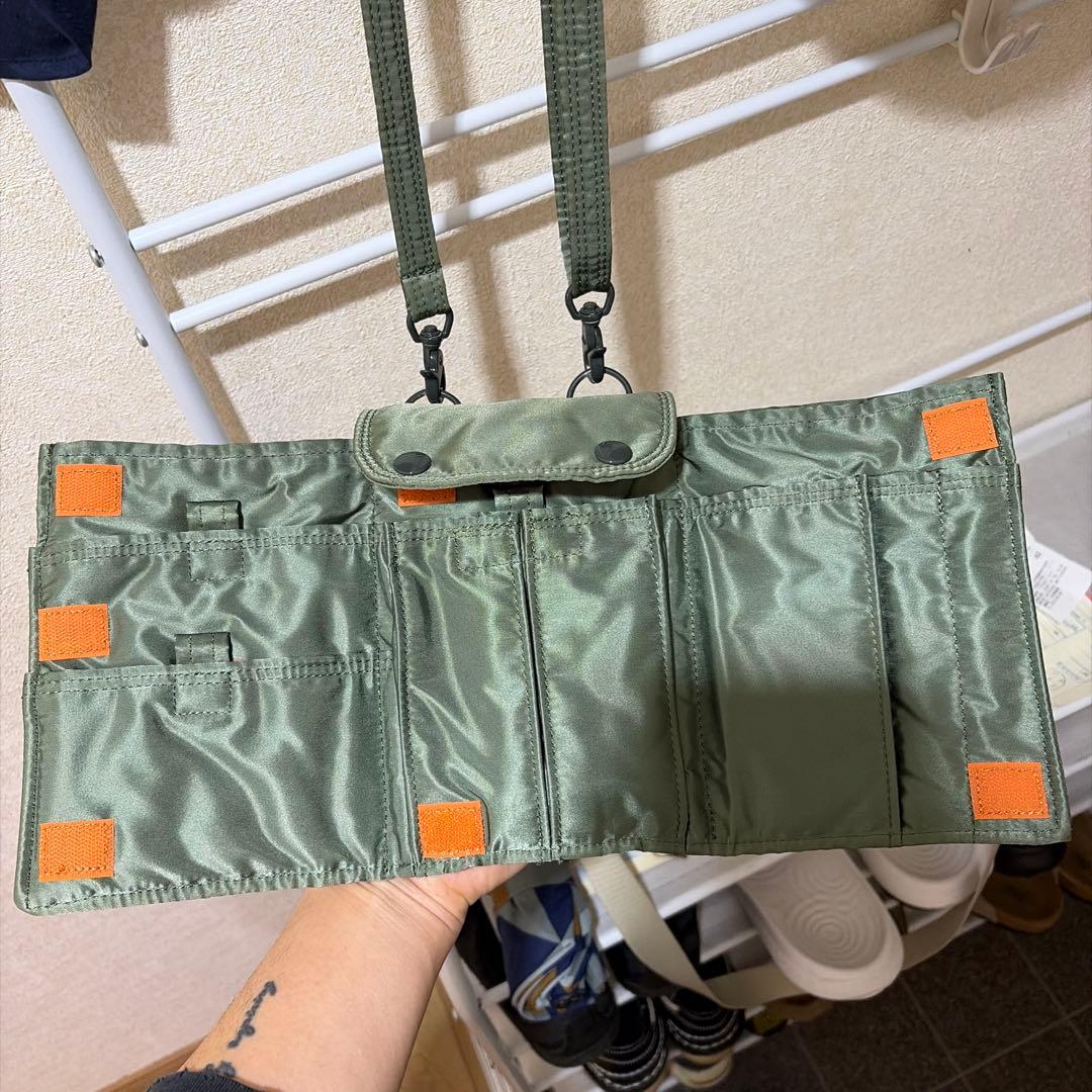 PORTER オリーブグリーン ショルダーバッグ