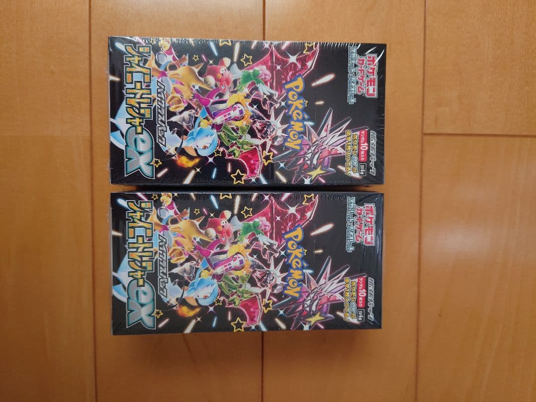 新品未開封シュリンク付 ポケモンカード シャイニートレジャー ボックス2セット
