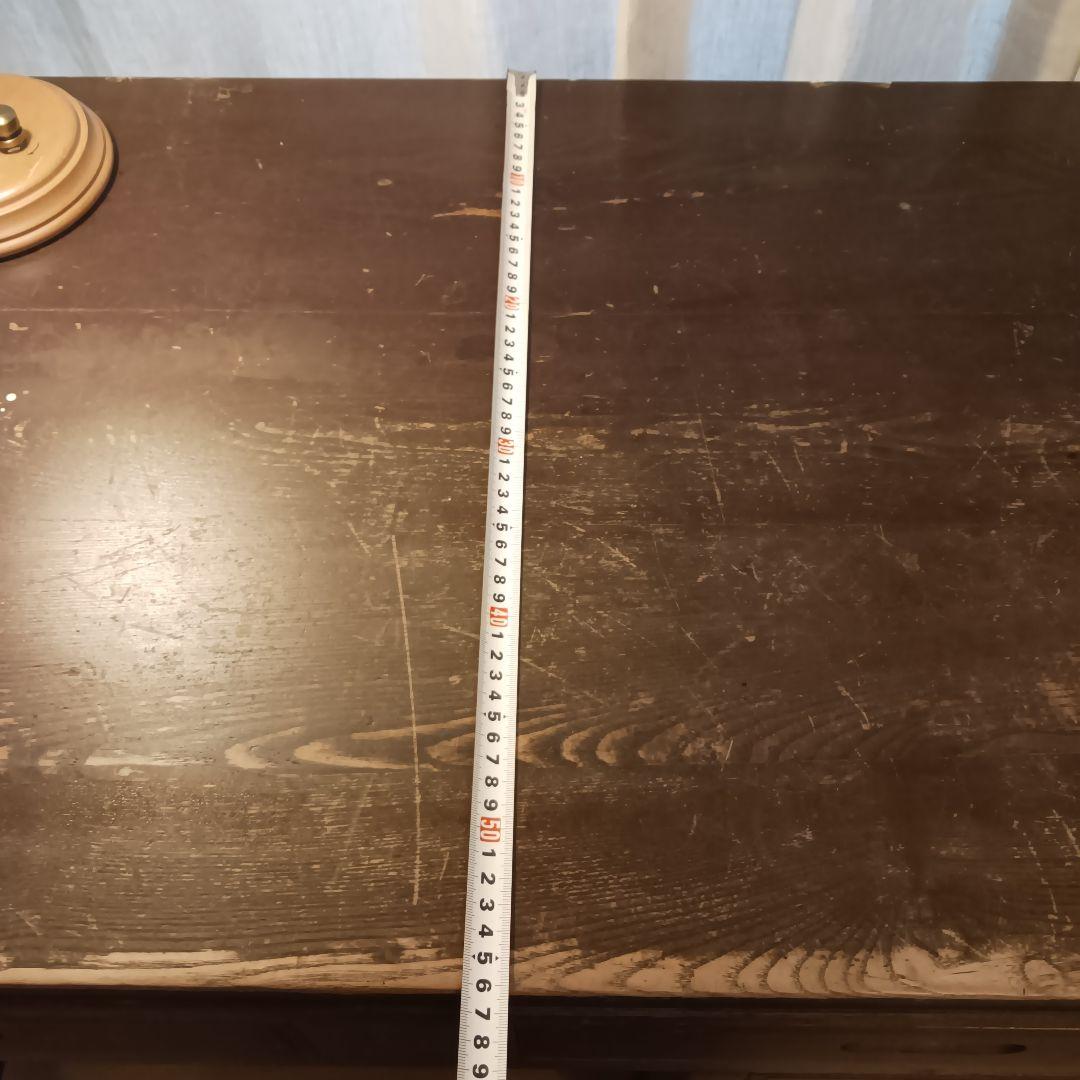 【古道具】昭和レトロ　片袖机　勉強机