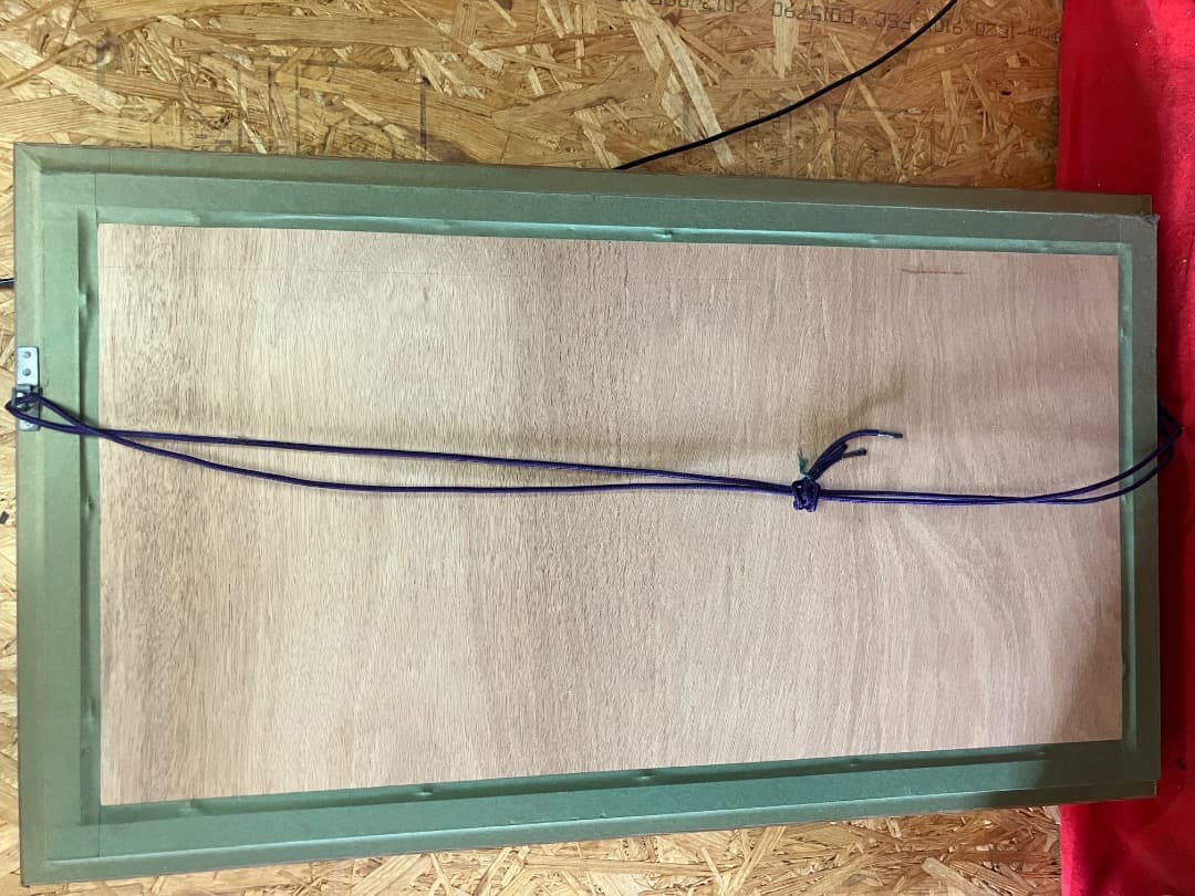 猫の版画 M.E. サイン入り詳細不明