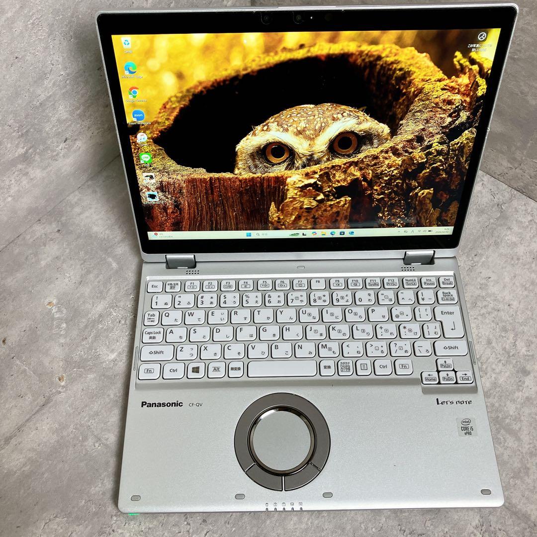 【タッチパネル搭載】 レッツノート 12.1型ノートPC 第10世代i5 8GB