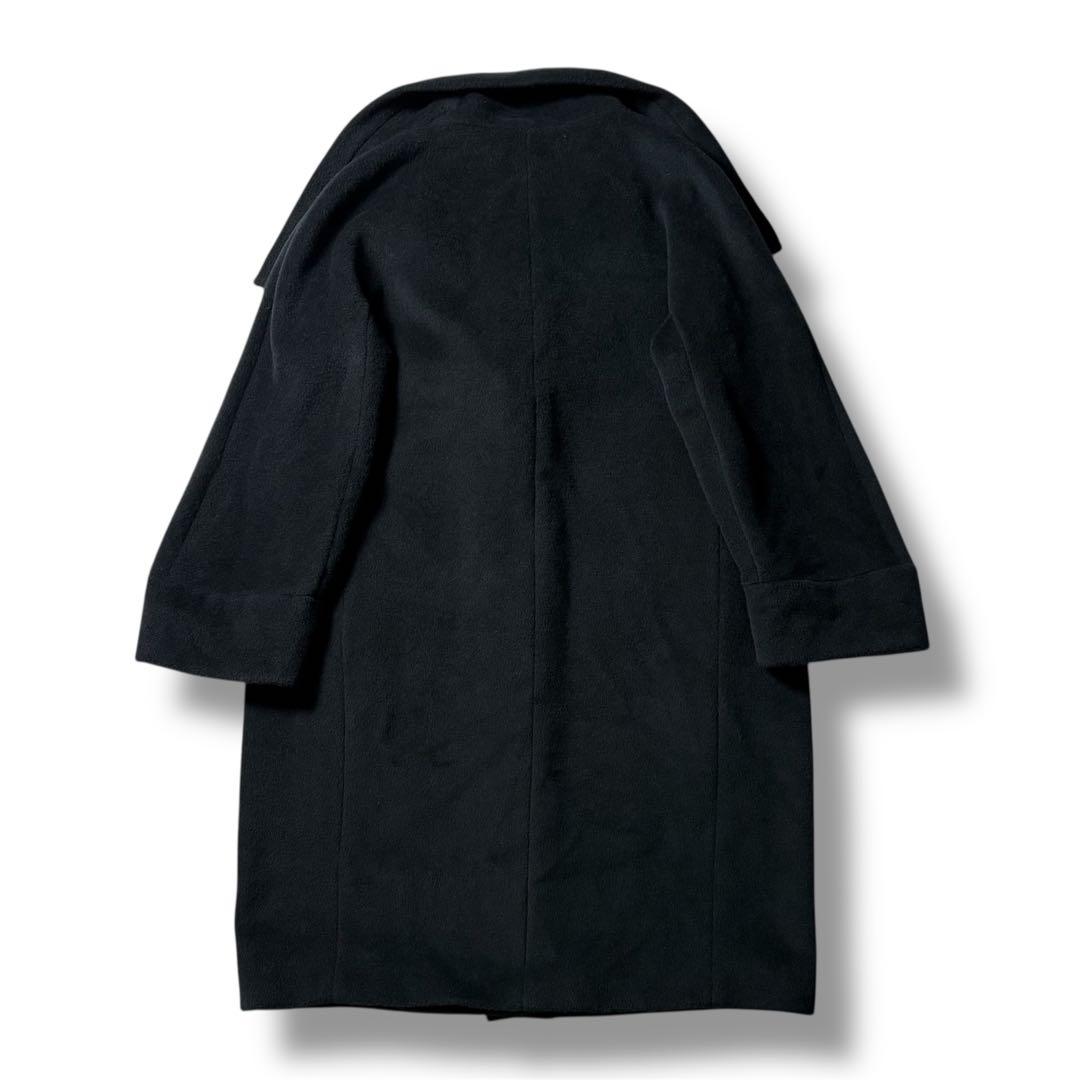 MaxMara MARELLA カシミヤ混 コート 大きいサイズ 42 黒