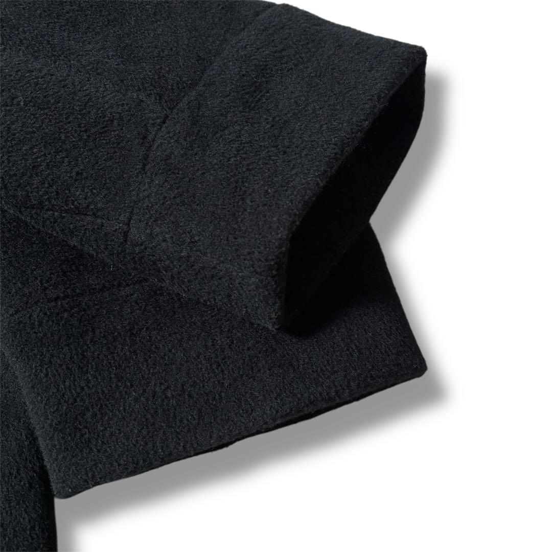 MaxMara MARELLA カシミヤ混 コート 大きいサイズ 42 黒