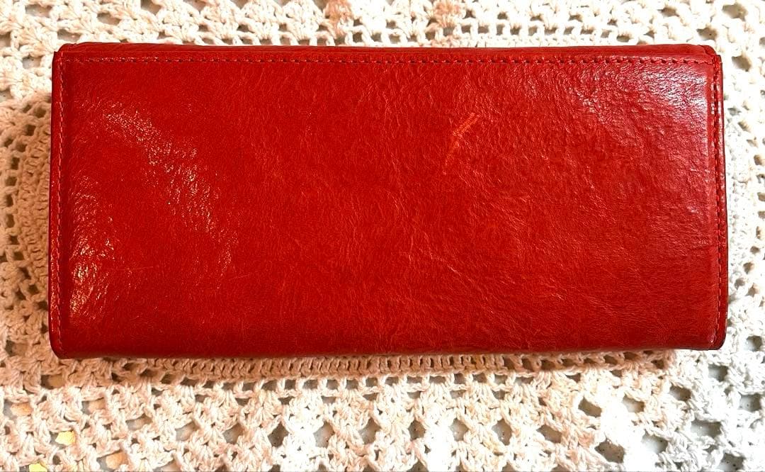 【新品未使用】Dakota ダコタ 本革長財布 オレンジ