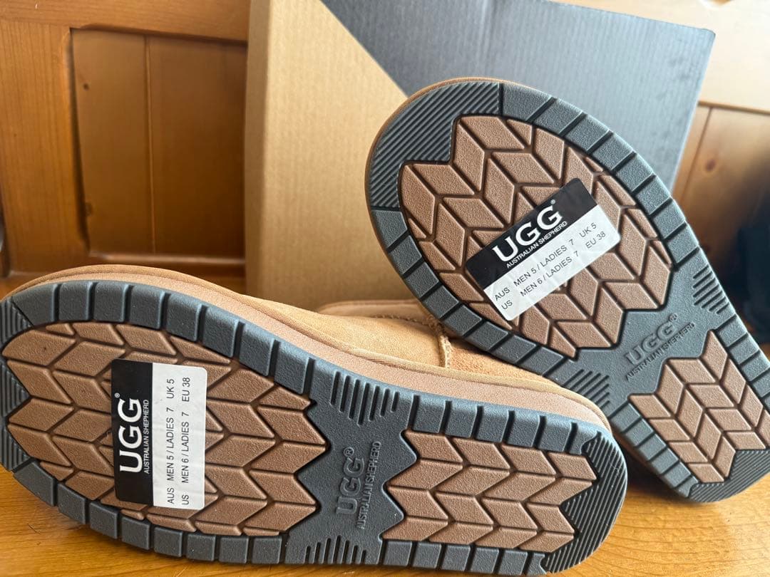 UGG EXPRESS ムートンブーツ チェスナット 7 24cm