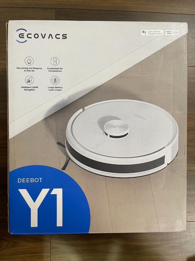 【新品未開封】ECOVACS DEEBOT Y1 ロボット掃除機 水拭き対応