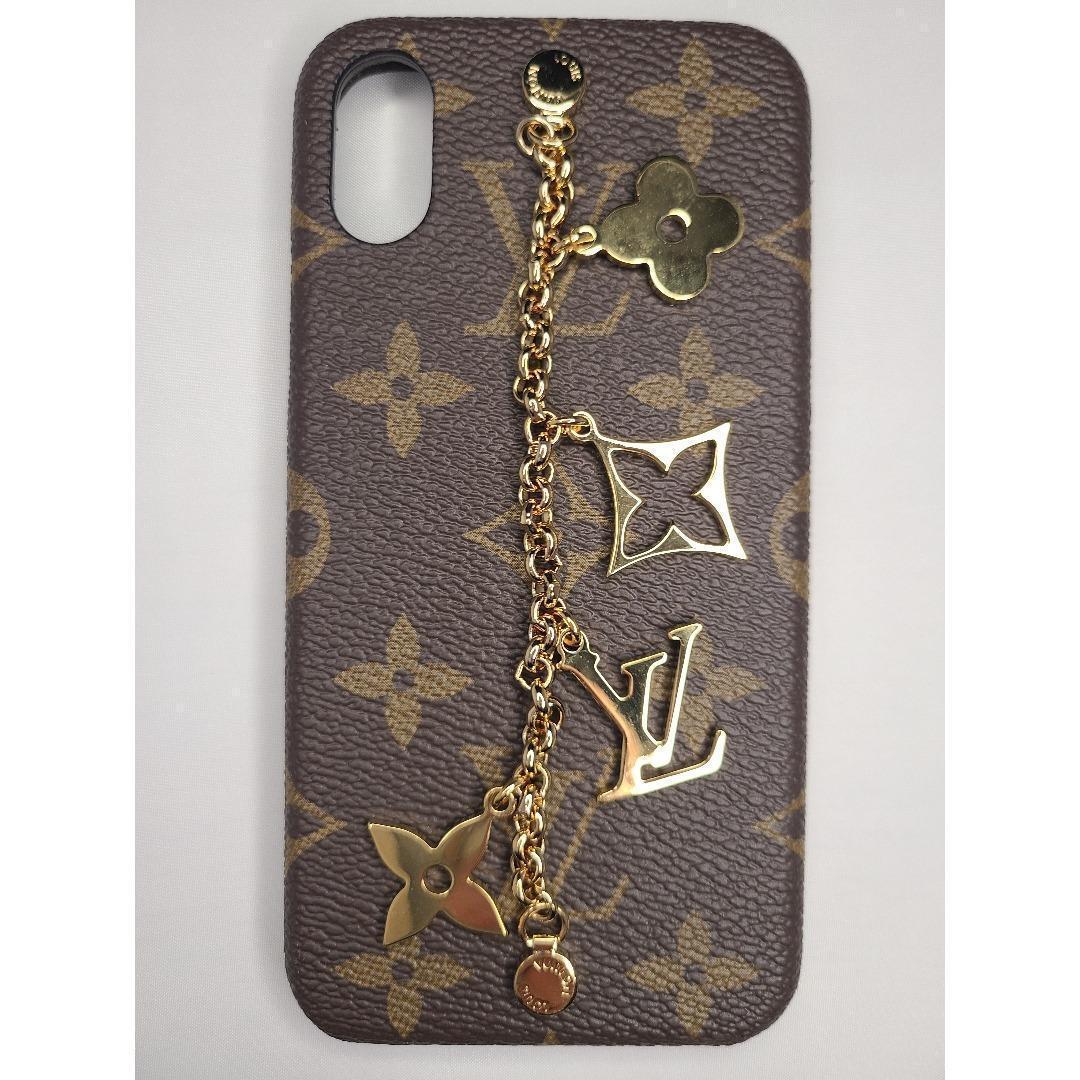 ルイヴィトン モノグラム iPhoneケース X/XS チェーン チャーム