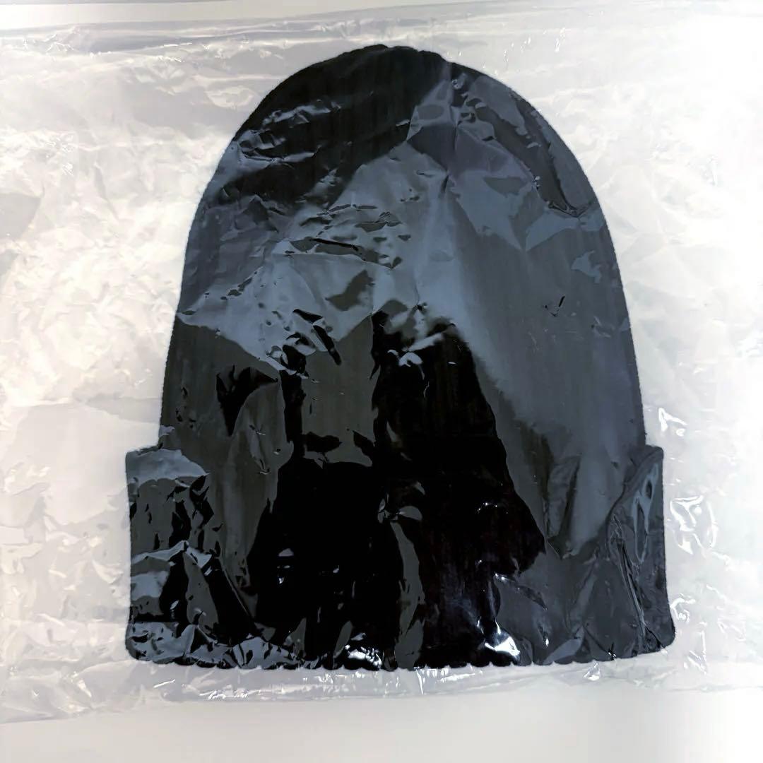 新品　supreme Overdyed Beanie Black 黒