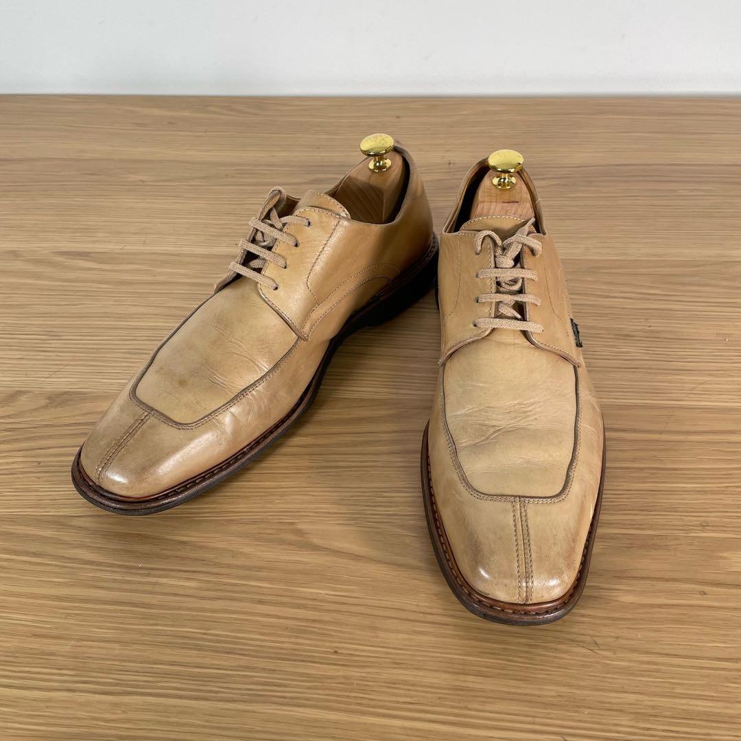 パラブーツ　ビジネスシューズ　革靴　キャメル　9.5
