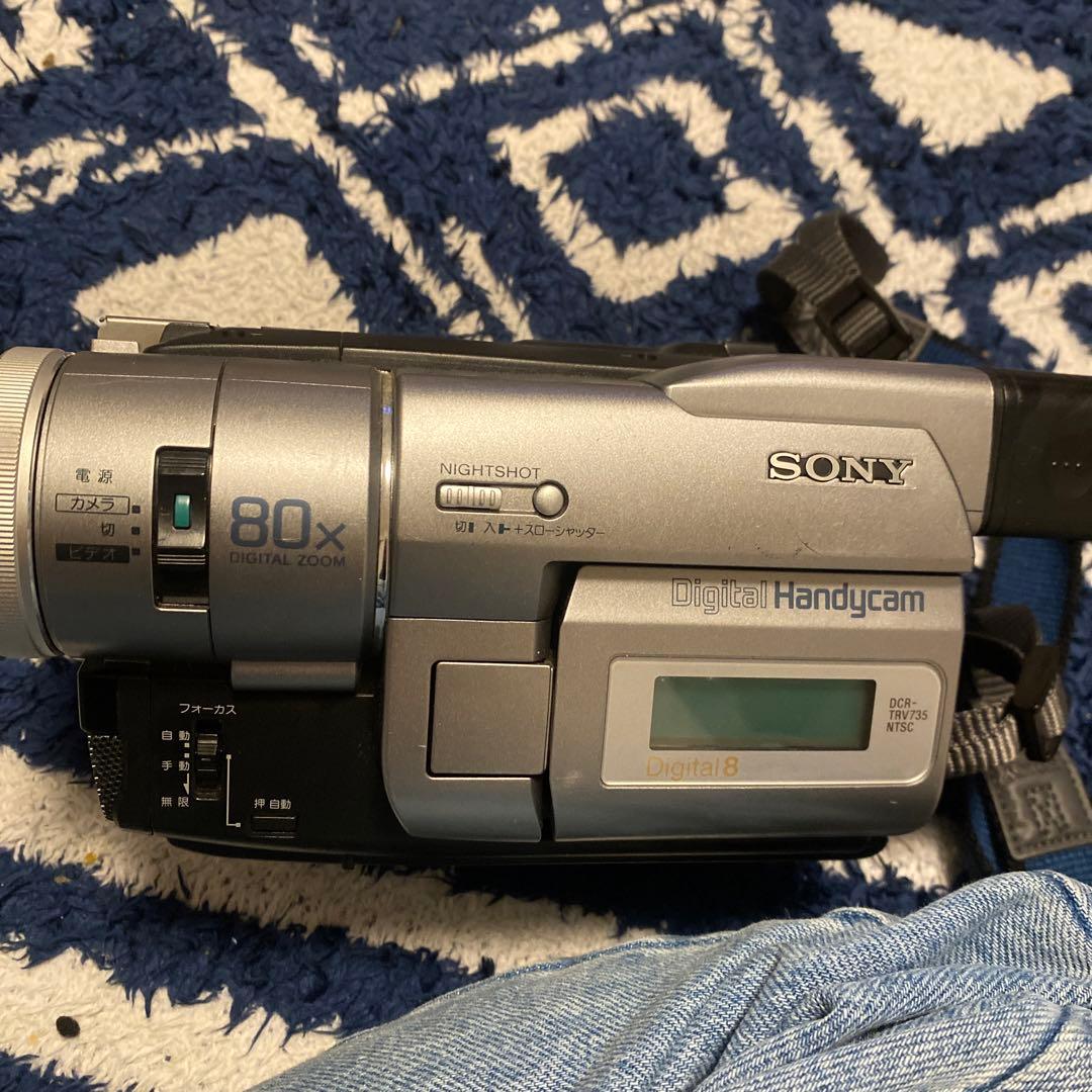 8ミリビデオカメラ　デジタル8　DCR-TRV735