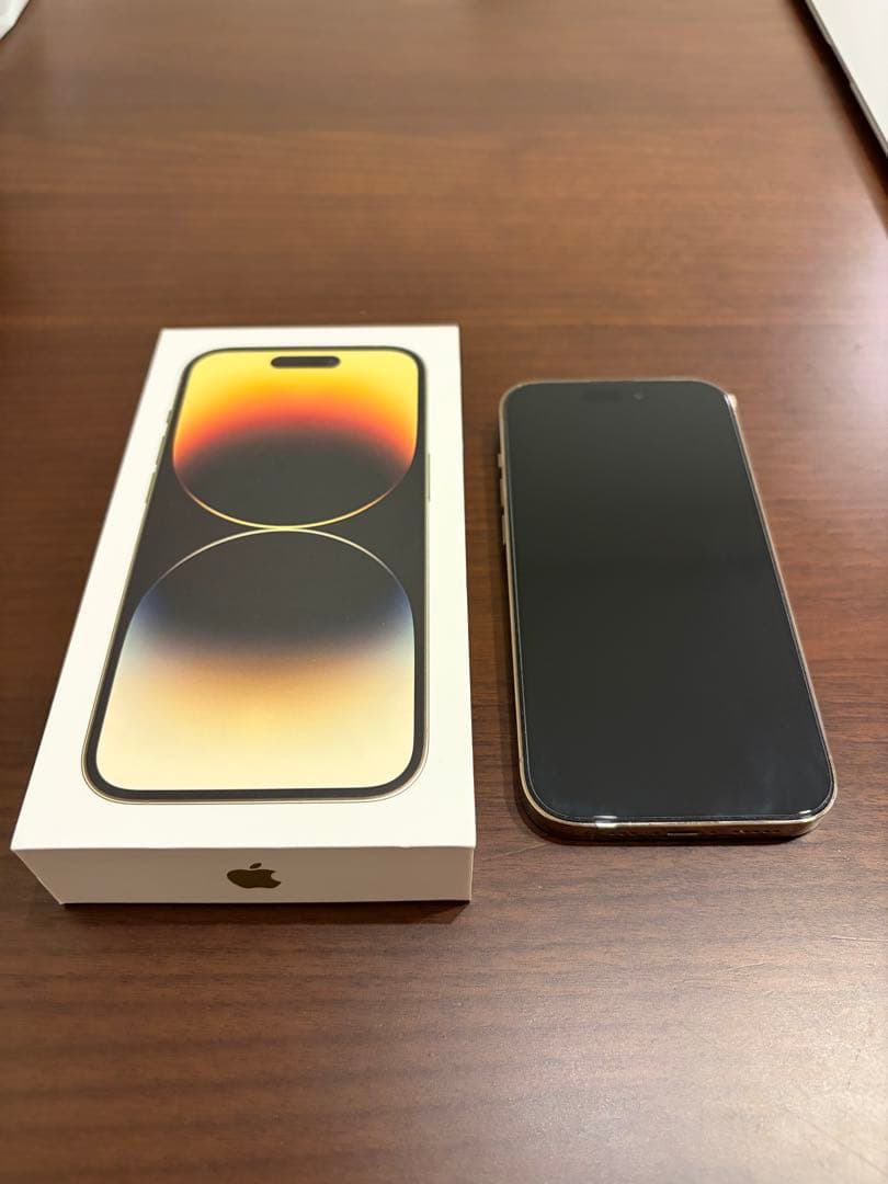 美品Apple iPhone 14 Pro ゴールド 本体　米国版