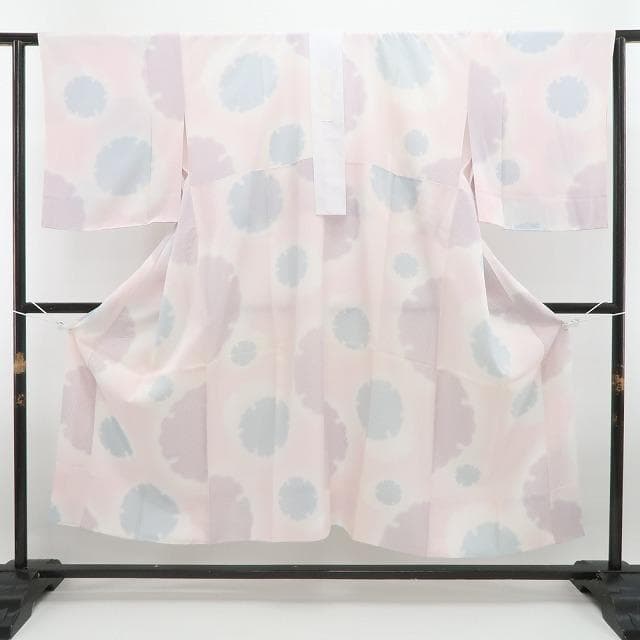 すももひめ 新品 BANKAN 雪輪 着物 仕付け糸付 長襦袢 5636