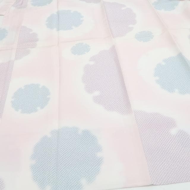 すももひめ 新品 BANKAN 雪輪 着物 仕付け糸付 長襦袢 5636