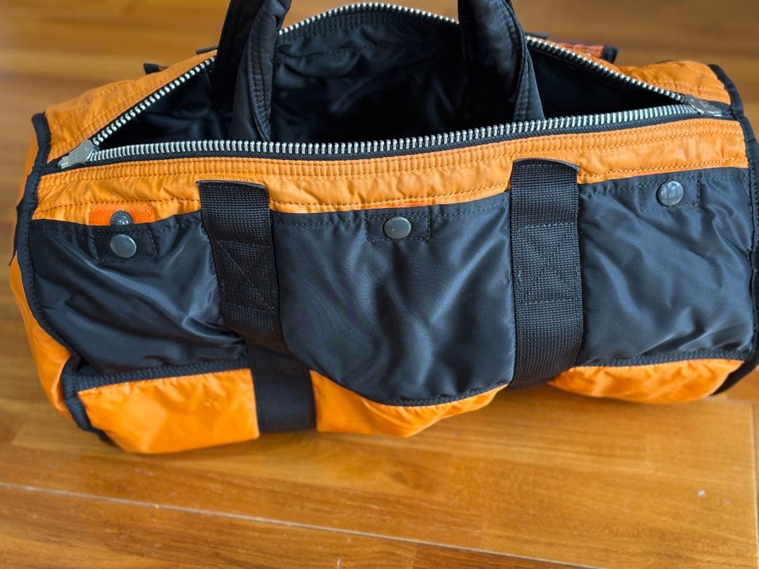 PORTER ドラムボストンバッグ 黒