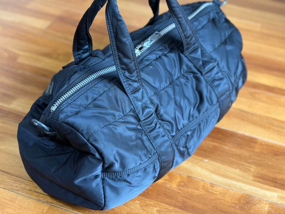 PORTER ドラムボストンバッグ 黒