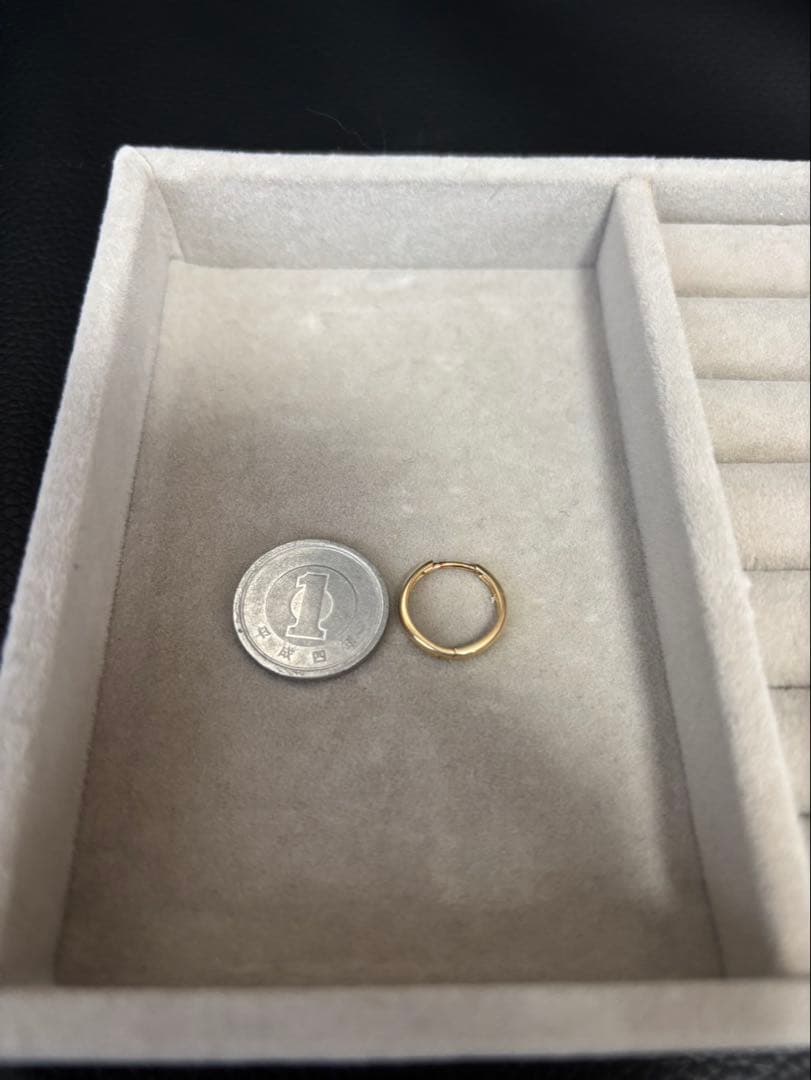 AVALANCHE 10K イエローゴールド ピアス　15mm