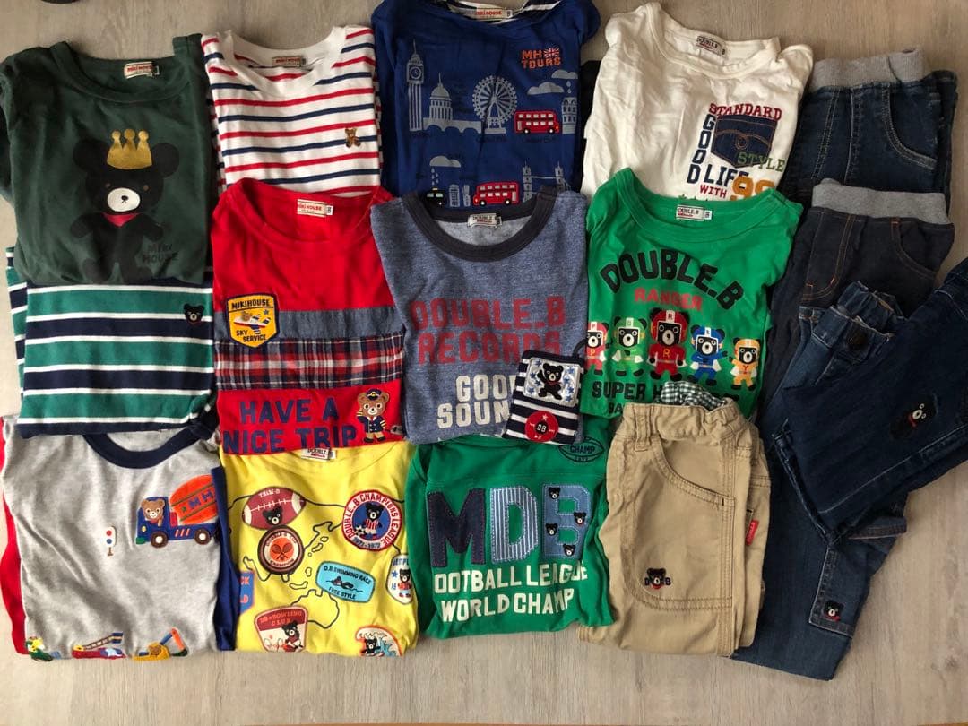 ミキハウス　まとめ売り　130 男の子　15点