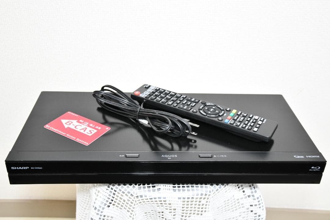 シャープ BDレコーダー BD-NW520 2019年製 使用少ない完動品