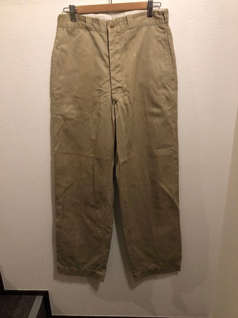50's usarmytrousers 軍チノパンm45カーキアーミーチノ