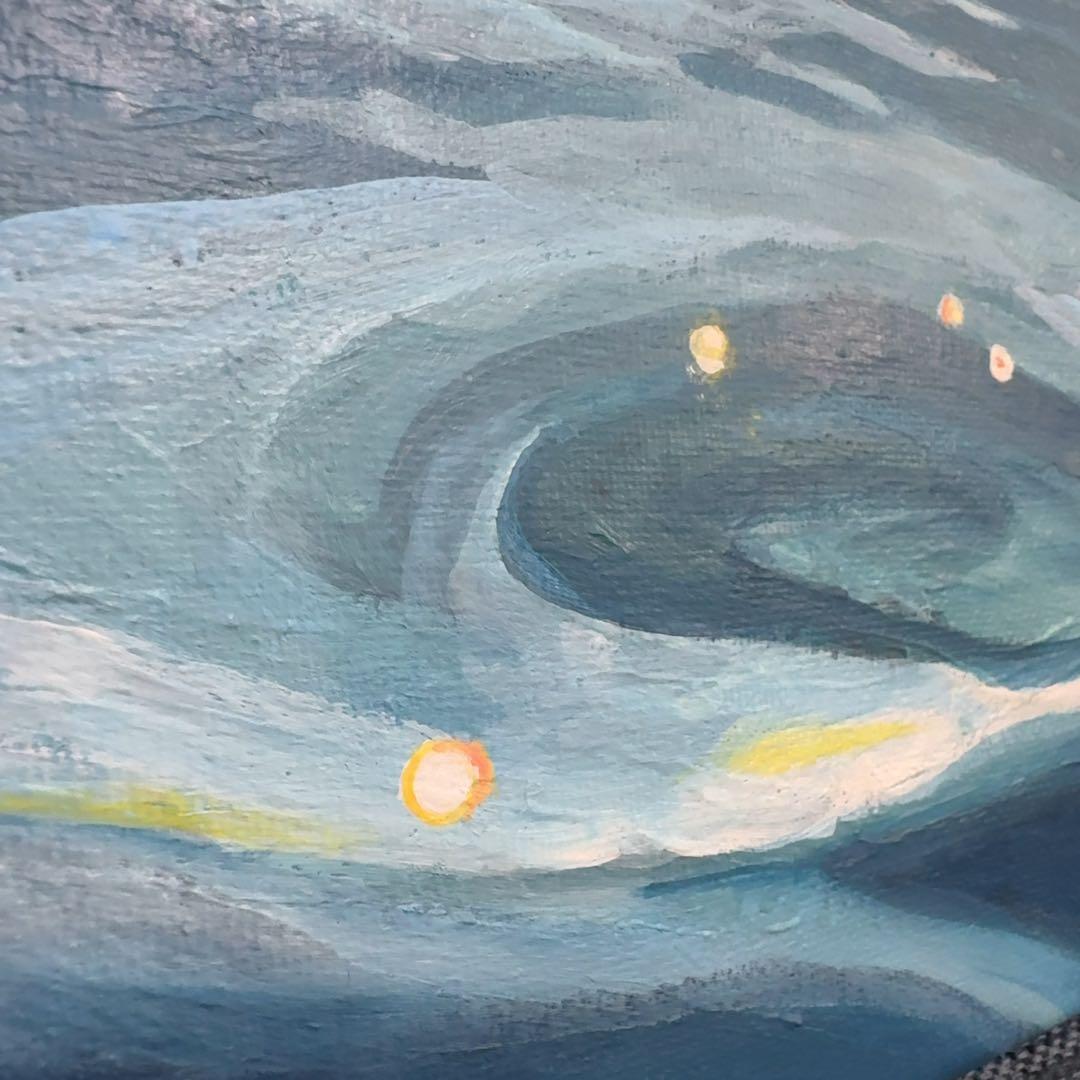 【アクリル画 】忙しい時は眺めてほしい｜原画｜リビングアート｜中型サイズ