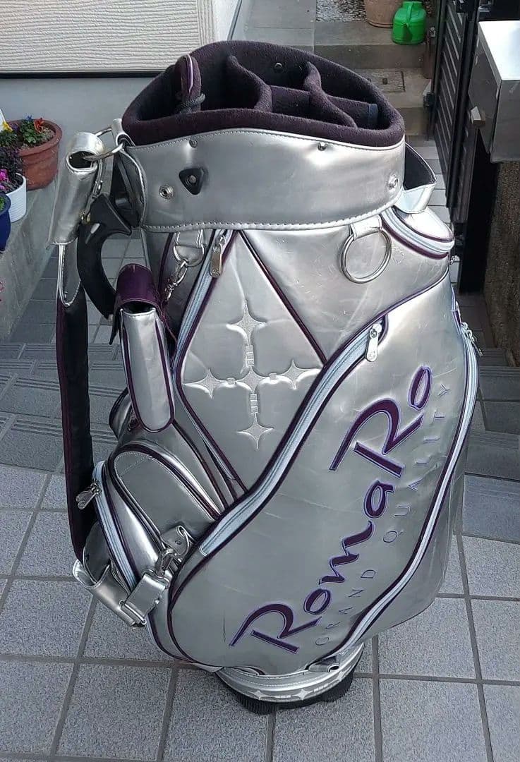 RomaRo ゴルフバッグ シルバー