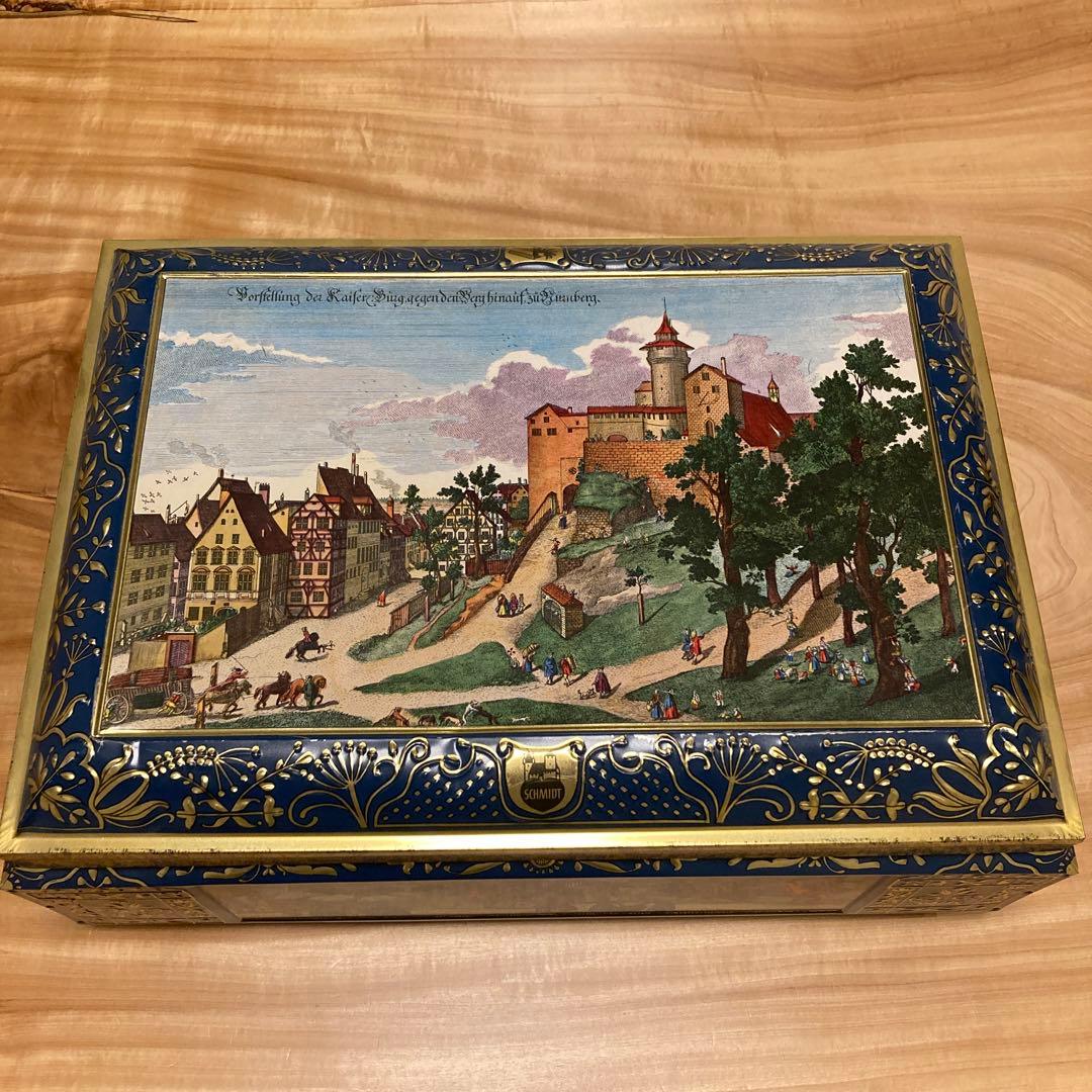 【ビンテージ】特大ボックス2個セット　ドイツ　ニュルンベルクより