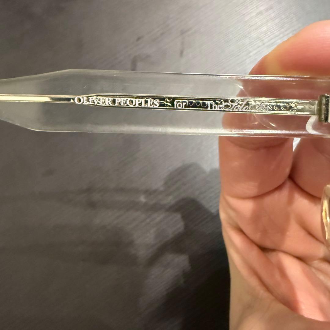 Soloist×OLIVER PEOPLES クリアサングラス