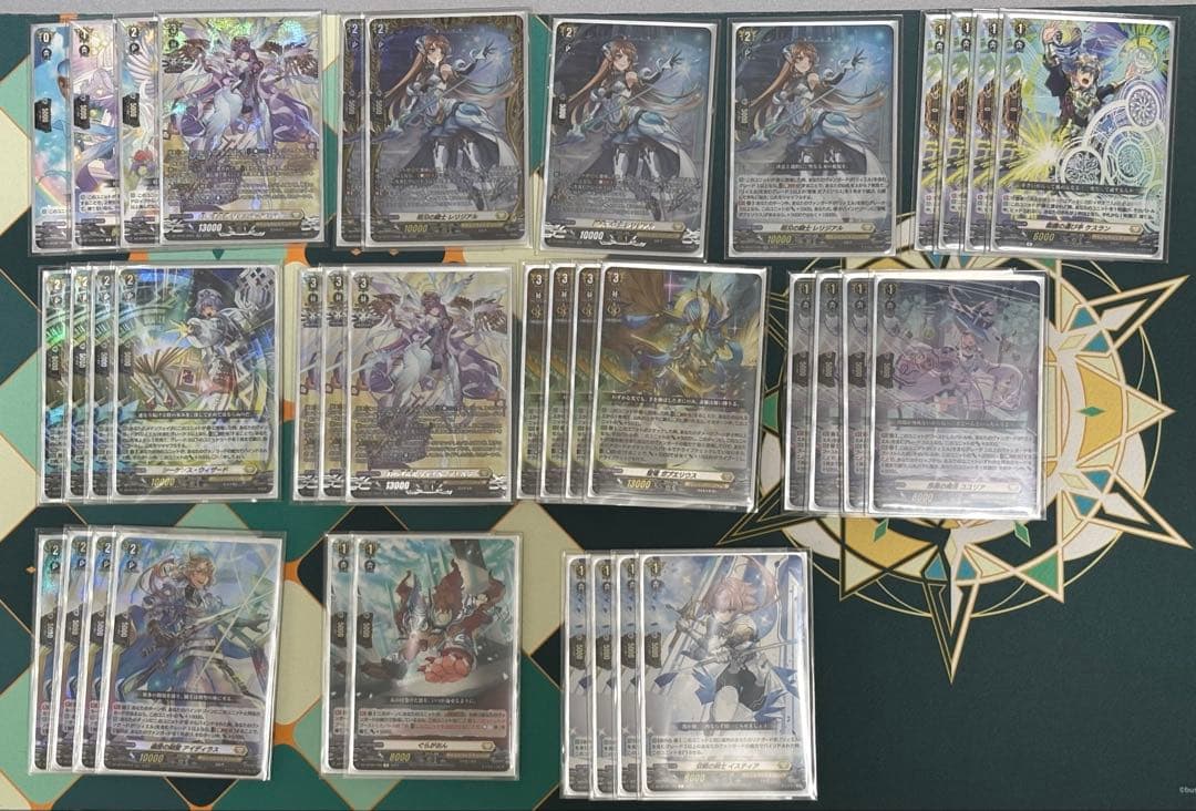 ヴァンガード　ケテルサンクチュアリ　リィエル=アモルタ　デッキ　スリーブ付き